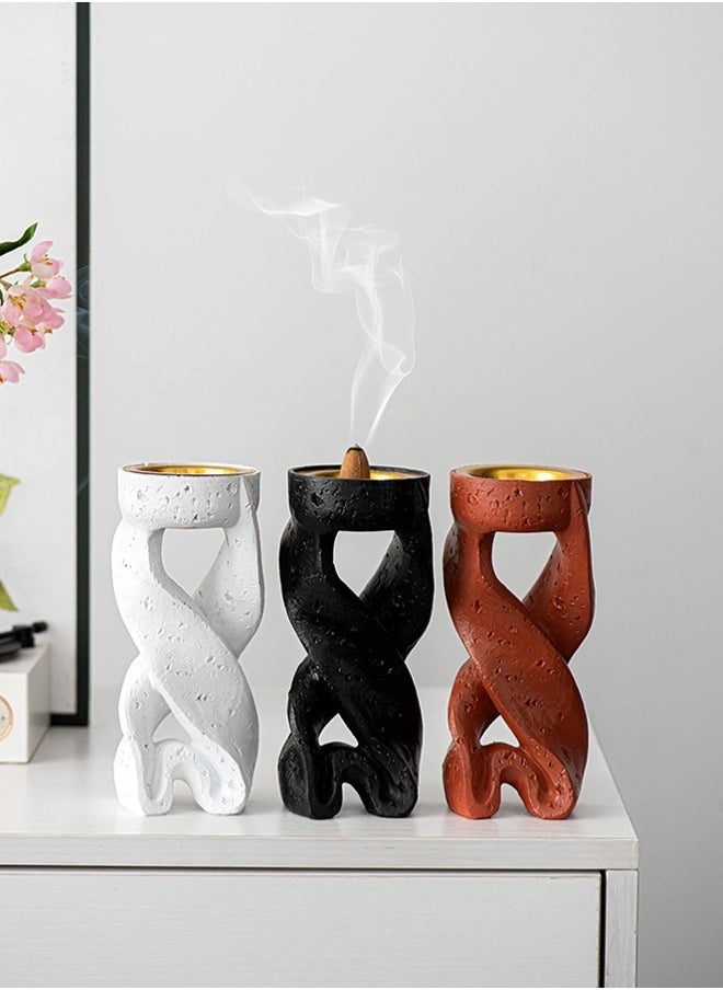 ShebSheb Resin Incense Burner(Mabkhara),Artistic Bukhoor Incense Holders 16.5x7 x7 cm  - Image 3