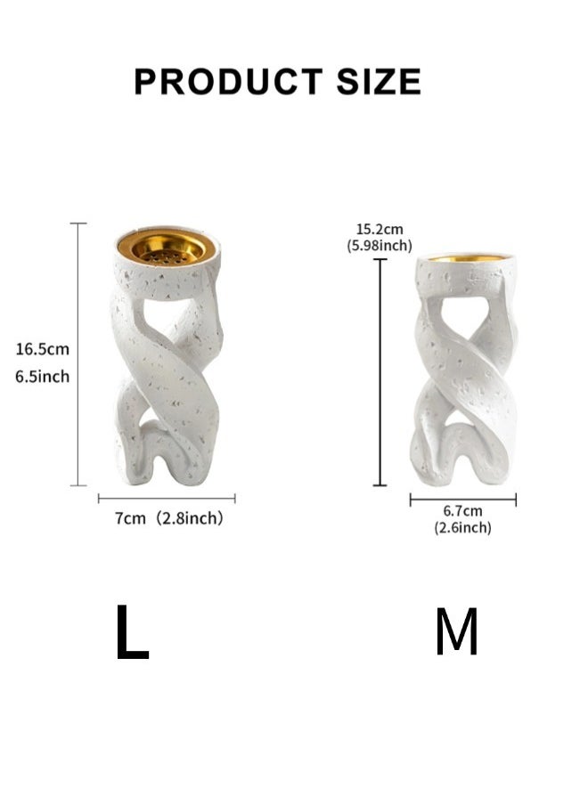 ShebSheb Resin Incense Burner(Mabkhara),Artistic Bukhoor Incense Holders 16.5x7 x7 cm  - Image 4