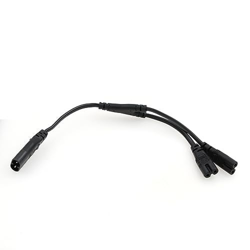 DRRI IEC320 C8 to Dual C7 Y Splitter AC Power Cord for Printers Digital CamerasApple TV PlayStation4 - Image 3
