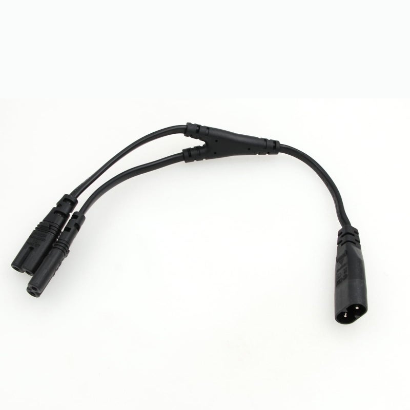 DRRI IEC320 C8 to Dual C7 Y Splitter AC Power Cord for Printers Digital CamerasApple TV PlayStation4 - Image 2