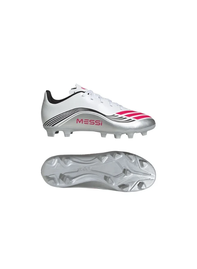 adidas Adidas F50 Messi Club Fg/Mg J U White Football/Soccer Shoes For Kids