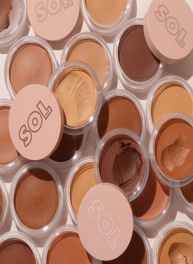 ColourPop SOL Face & Body Bronzing Balm Makeup Bronzer - Vegan, Cream Bronzer for a Natural Glow, Blurring Finish & Buildable Coverage - Glowy Summer Makeup - Medium (1.1 oz) - Image 3