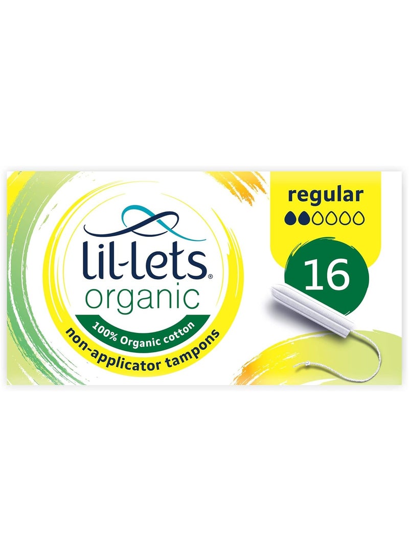 Lil-Lets rganic Regular Non-Applicator Tampons - Image 2