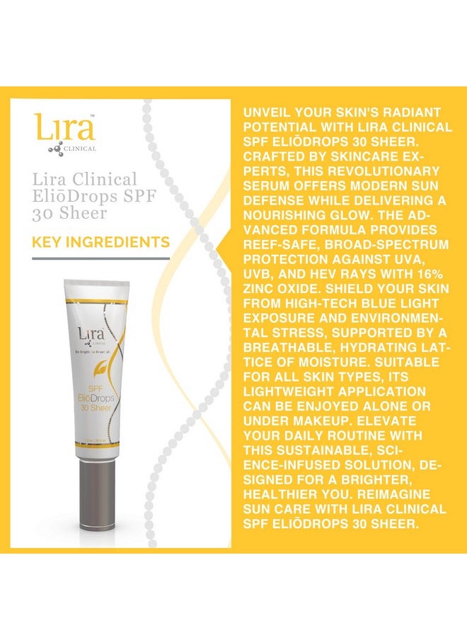 LIRA CLINICAL - Eliōdrops Spf 30 Sheer 1 Fl Oz - Image 1