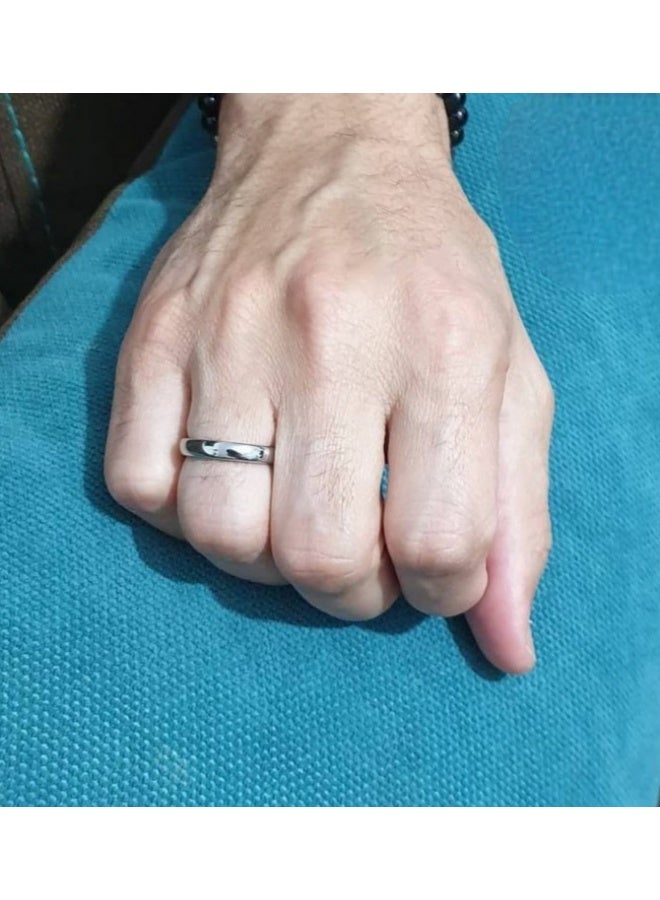 Classic 3.5mm Tungsten carbide ring - Image 3
