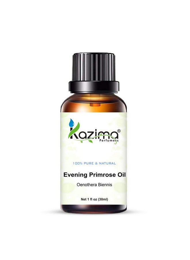 KAZIMA Evening Primrose Cold Pressed Carrier Oil 100% Pure Natural & Undiluted For Skin Care & Hair Care (30Ml) - Image 3