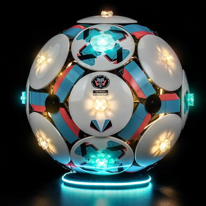 LocoLee LED Light Kit for Lego Soccer Ball 43019 - Lighting Accessories for FIFA World Cup - Image 4