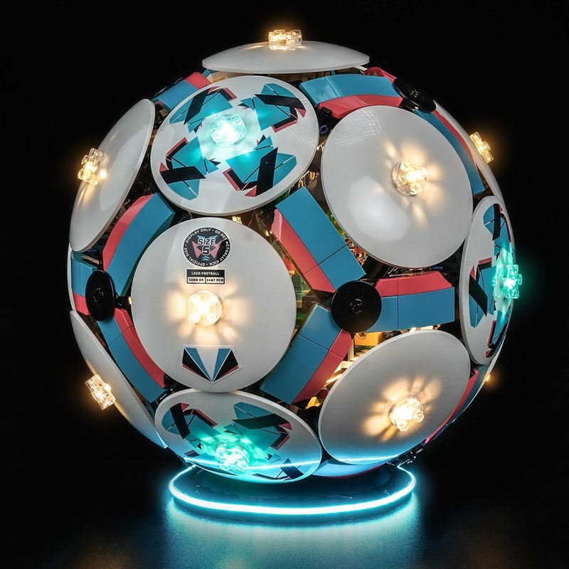 LocoLee LED Light Kit for Lego Soccer Ball 43019 - Lighting Accessories for FIFA World Cup - Image 3