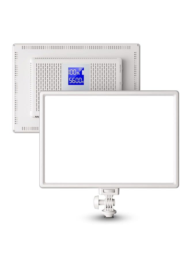 RALENO LED Video Light, Built-in 4000mAh * 2 Battery 3200-5600K CRI95 0-100% Brightness Adjustment on Camera Light for Vlog Lighting, Video Conferencing, YouTube Studio Photography - Image 1