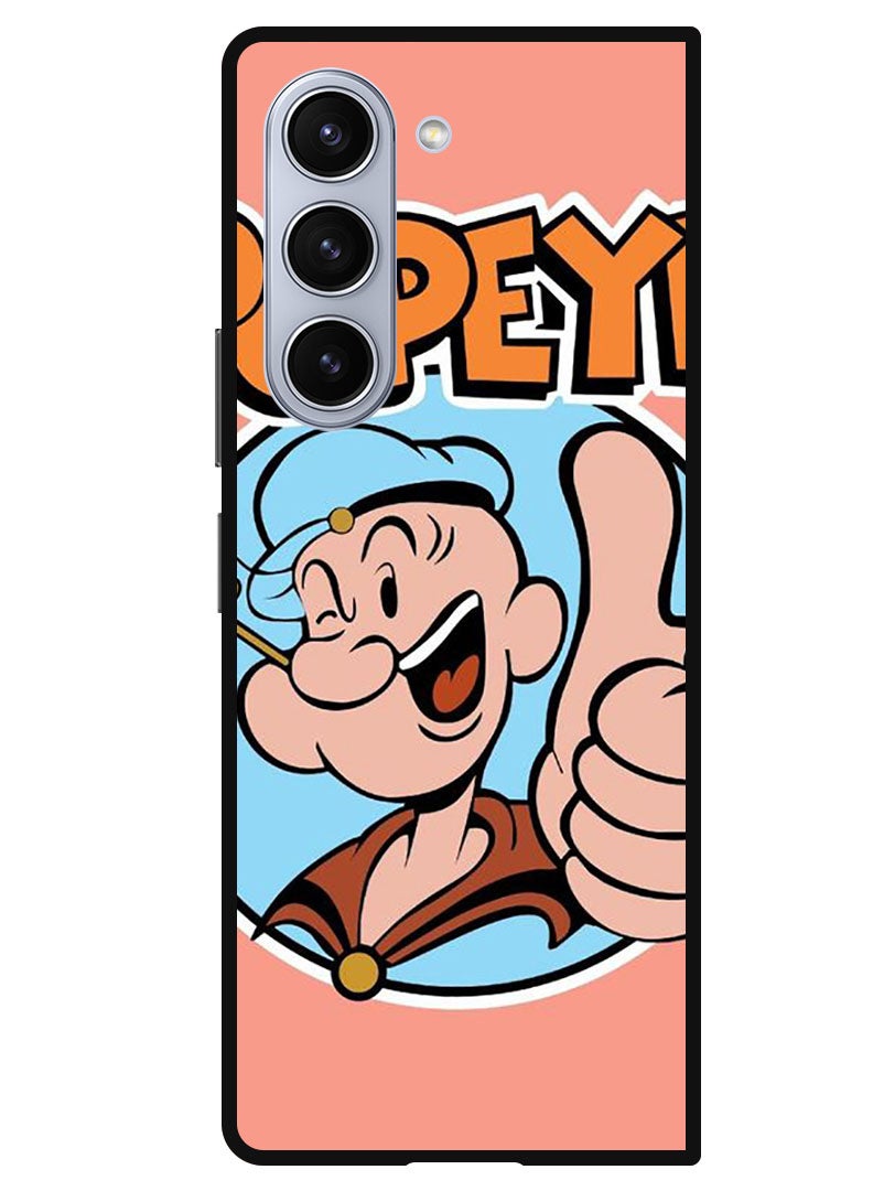 Theodor Protective Case Anti Scratch Shock Proof Bumper Cover For Samsung Galaxy Z Fold 5 Popey Thumbs up - Image 1