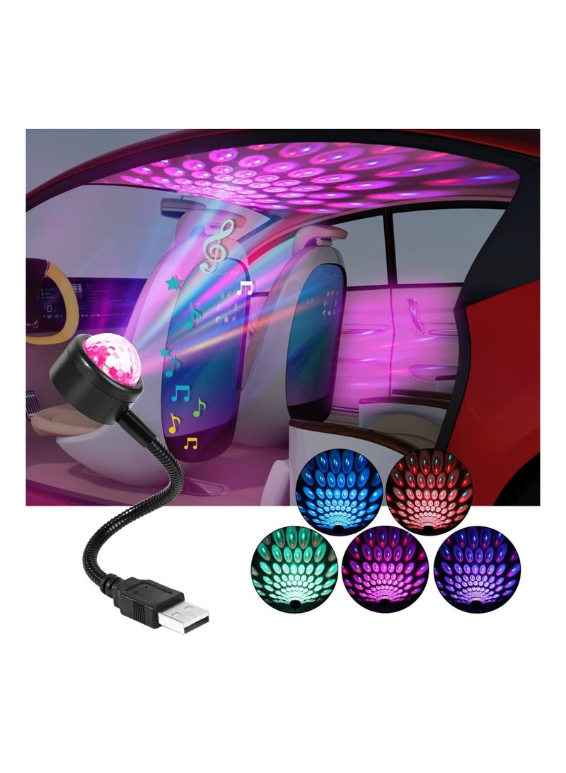 Y&D Car Roof Night Light Lights Inside Your Auto Ceiling Interior Portable Adjustable USB Flexible Interface Show Romantic Atmosphere LED for Cars Bedrooms Parties - Image 1