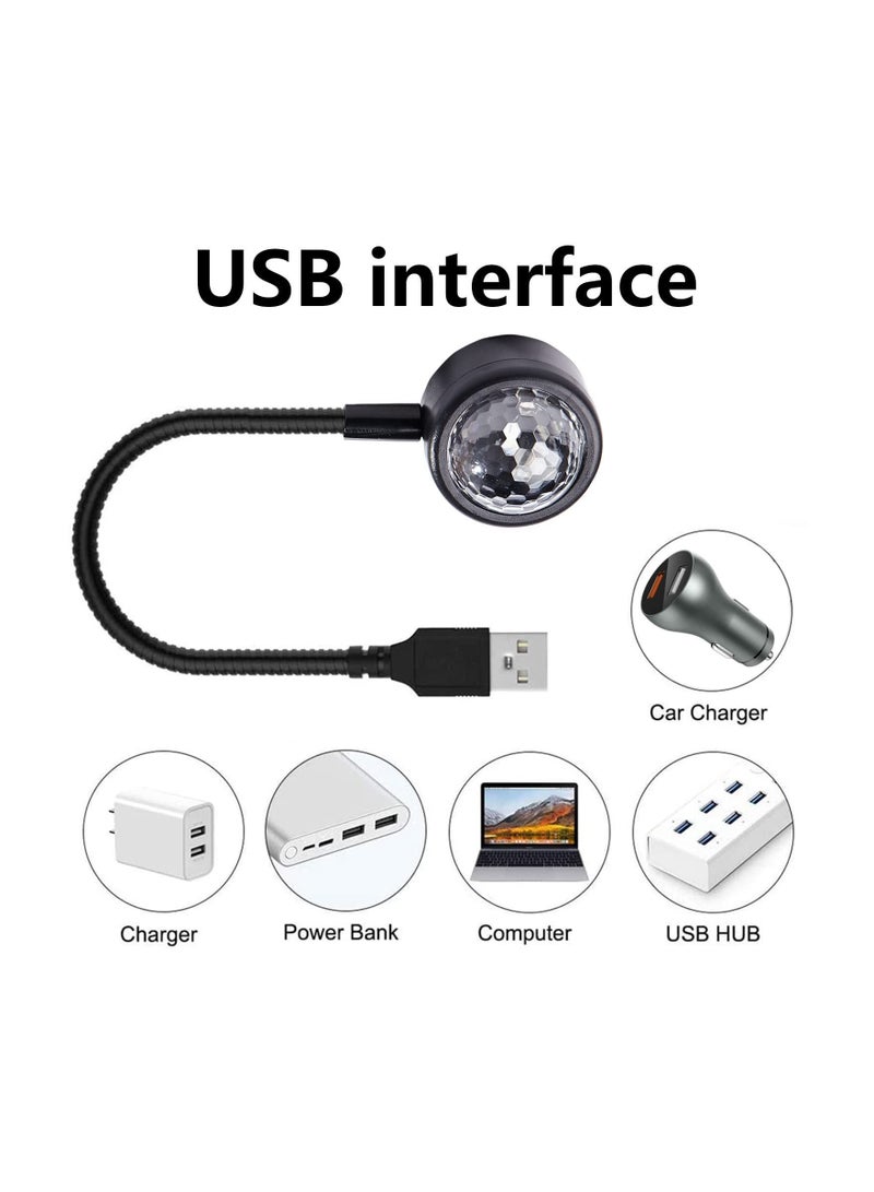 Y&D Car Roof Night Light Lights Inside Your Auto Ceiling Interior Portable Adjustable USB Flexible Interface Show Romantic Atmosphere LED for Cars Bedrooms Parties - Image 4