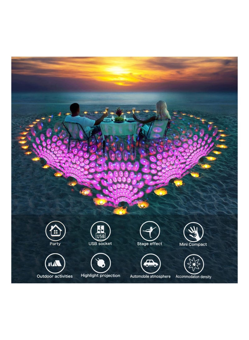 Y&D Car Roof Night Light Lights Inside Your Auto Ceiling Interior Portable Adjustable USB Flexible Interface Show Romantic Atmosphere LED for Cars Bedrooms Parties - Image 3