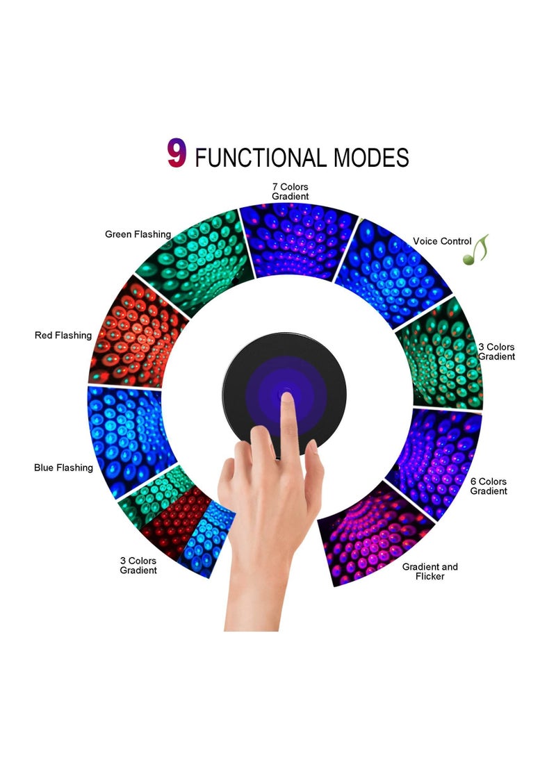 Y&D Car Roof Night Light Lights Inside Your Auto Ceiling Interior Portable Adjustable USB Flexible Interface Show Romantic Atmosphere LED for Cars Bedrooms Parties - Image 2