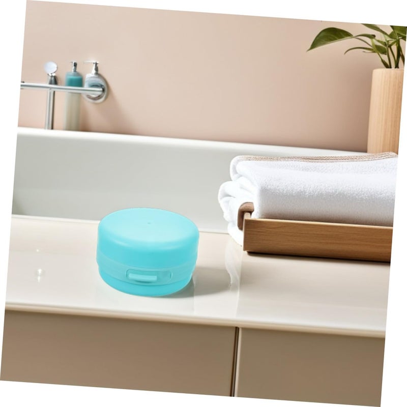 2pcs Soft Silicone Hair Scalp Massage Brush with Hanging Rope, Gentle Bath Body Scrubber for Newborn, Sky Blue - Image 5