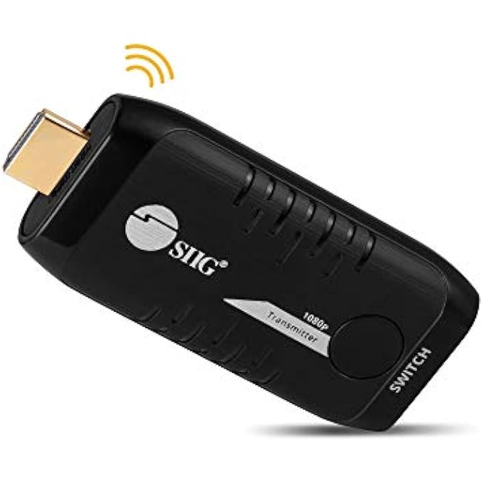 SIIG 1080P WIRELESS HDMI EXTENDER - TRANSMITTER UNIT FOR HDMI EXTENDER KIT TO SUPPORT 10 HDMI DISPLAYS - (CE-H24E11-S1) - Image 1