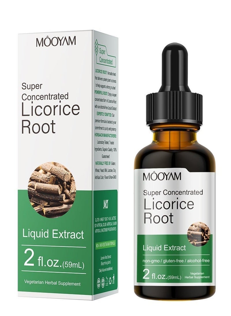 موويام مستخلص جذر عرق السوس وزيت الخروع الأسود الجامايكي مجموعة لنمو الشعر صبغة خالية من الكحول مع علاج فروة الرأس بالبيوتين والنعناع - Image 3