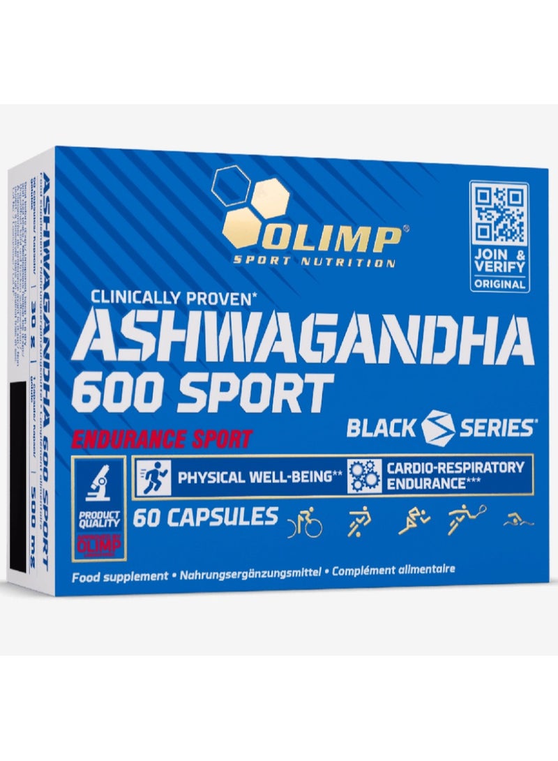 Olimp Ashwagandha 600 Sport Supplement 60 Capsule - Image 1