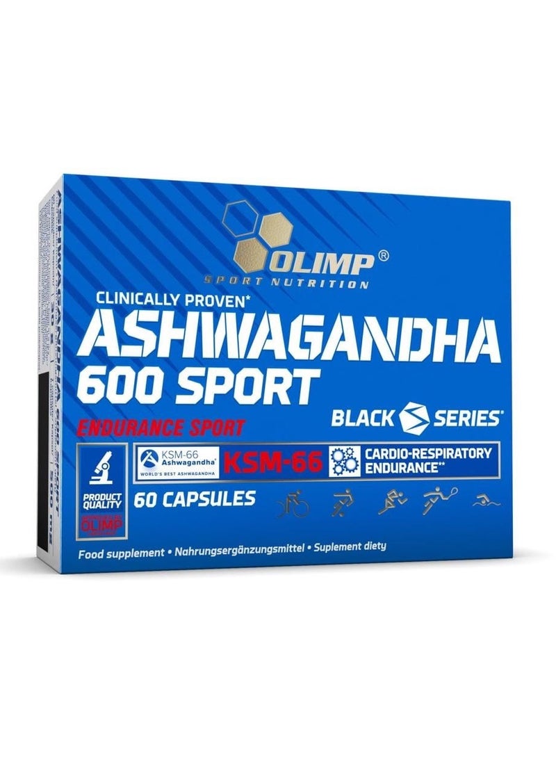 أولمب أوليمب اشواغاندا 600 مكمل رياضي، 60 كبسولة  - Image 1