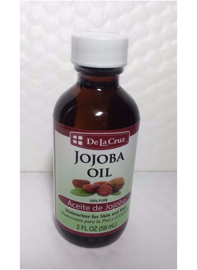 De La Cruz - Oil 2 Oz Moisturizer For For Skin And Hair Aceite De Jojoba - Image 1