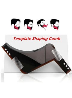 Men Beard Shaping Tool Styling Comb Template Shaving Shape Guide Cut
