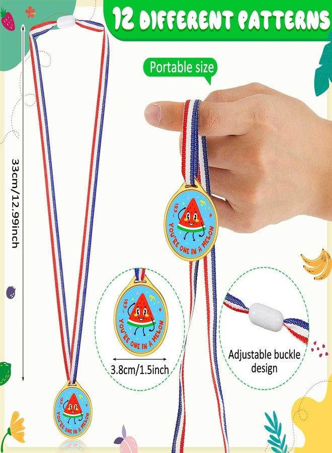 Simgoing 36 Pcs Award Medals Gold Plastic Award Medals Motivational Stickers for Kids Teacher Reward Stickers School Supplies for Sports Party Classroom Motivating and Potty Training Awards (Animal) - Image 2