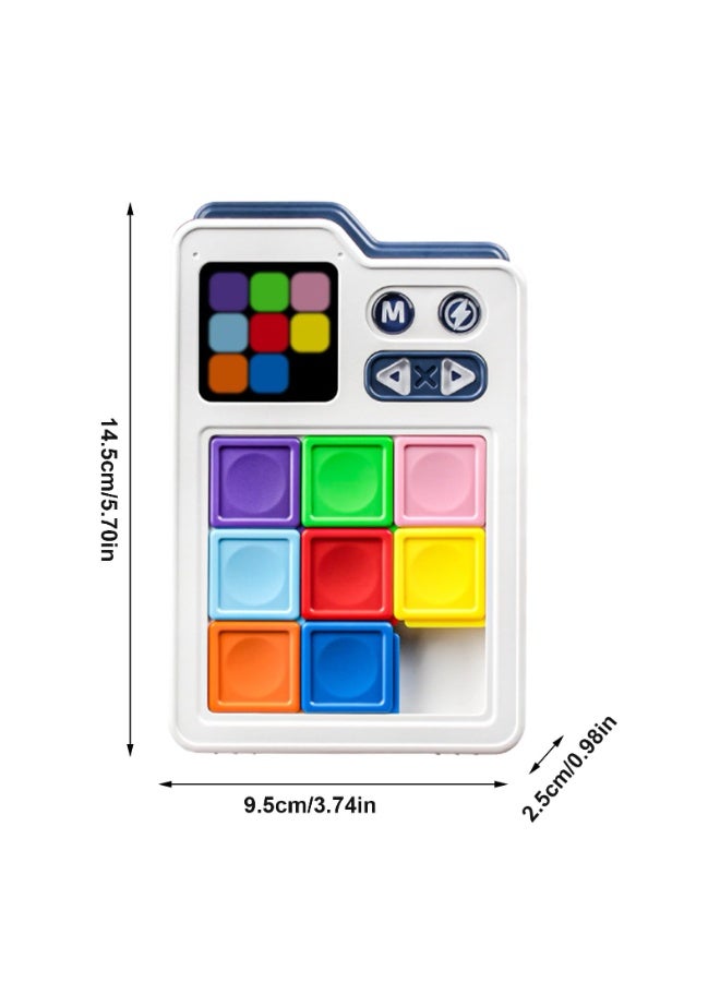 Sliding Block Puzzle for Kids - Smart Electronic Toy with 1000 Levels | Interactive Brain Teaser Aged 6 and Up, Engaging Mind Development Slide Puzzlee Game for Learning Fun - Image 2