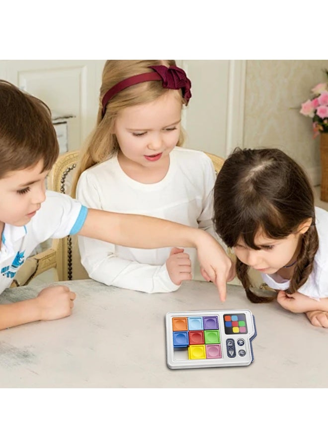 Sliding Block Puzzle for Kids - Smart Electronic Toy with 1000 Levels | Interactive Brain Teaser Aged 6 and Up, Engaging Mind Development Slide Puzzlee Game for Learning Fun - Image 3