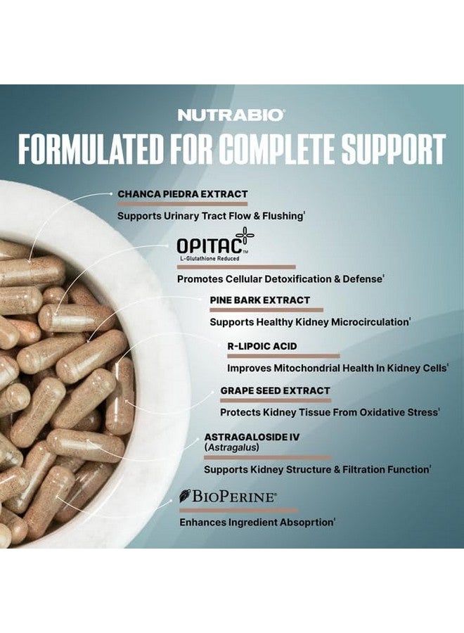 NutraBio Kidney- Advanced Kidney Support Supplement- Cleanse Detox & Repair- 30 Servings- 90 Capsules - Image 3