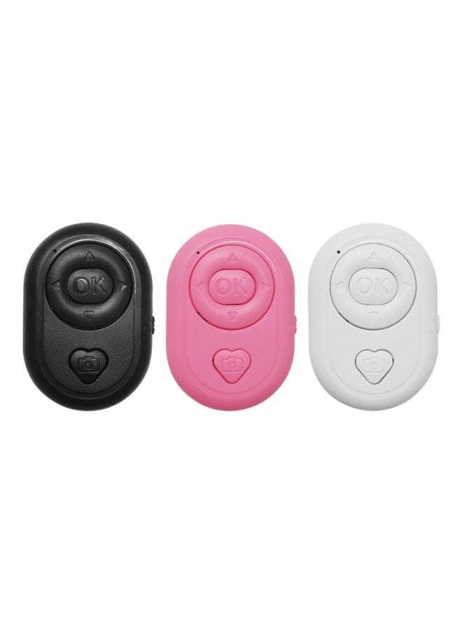 Mobile Phone Bluetooth Remote Control Camera Tremolo Artifact Selfie Stick Controller Reading Novel Page Turning Button Wireless Shutter-Color:Black + Color Box + Manual - Image 5
