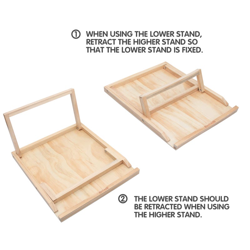 Becko US 1000-pc Jigsaw Puzzle Board with Bracket/Stand, Portable Jigsaw Puzzle Table with 2 Angle Adjustments, Premium Smooth Flannel Surface, for 1000 Piece Horizontal/Vertical Jigsaw Puzzles - Image 3