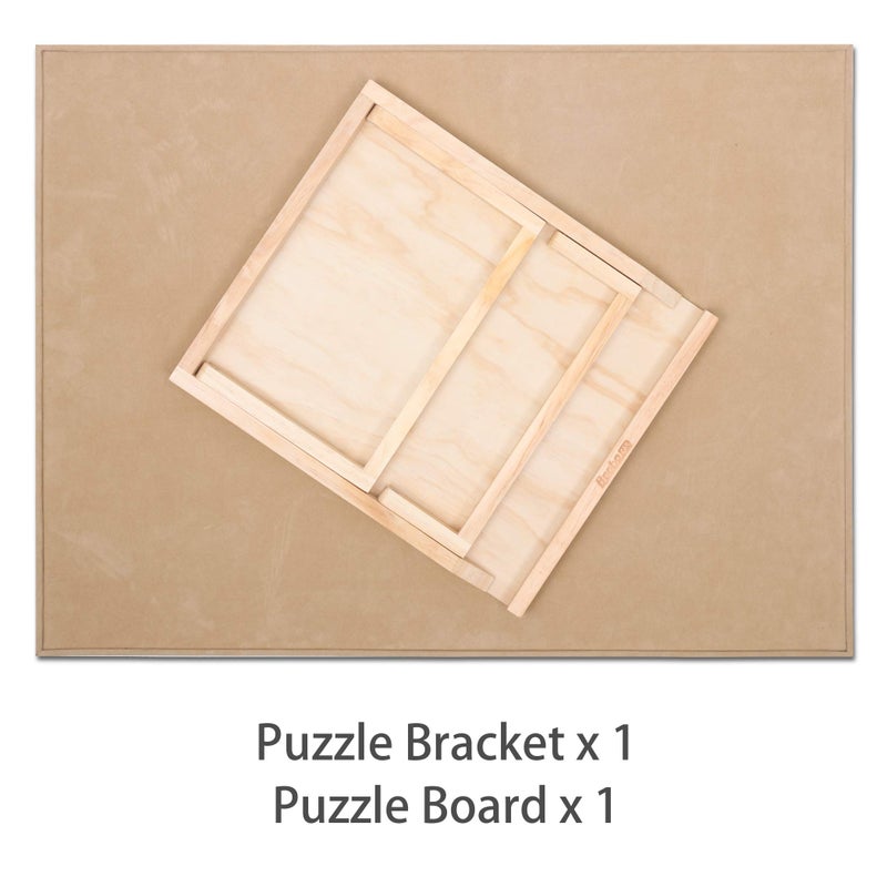 Becko US 1000-pc Jigsaw Puzzle Board with Bracket/Stand, Portable Jigsaw Puzzle Table with 2 Angle Adjustments, Premium Smooth Flannel Surface, for 1000 Piece Horizontal/Vertical Jigsaw Puzzles - Image 5