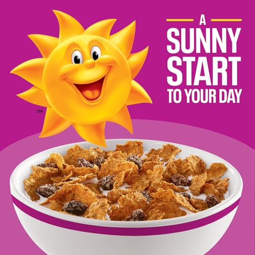 Kellogg's Kellogg’s Raisin Bran Breakfast Cereal, High Fiber, 28g Whole Grain, Large Size, 20.9 oz - Image 3