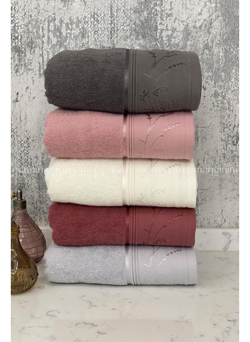 Ditsy Hand-Face Towel 5 Pieces-Grey-Plum-Cream-Pink-Anthracite - pzsku/Z1EA8B50547425A30899DZ/45/_/1741309576/fa52e6d4-7dd4-499a-95cb-a4f7ca4030fc