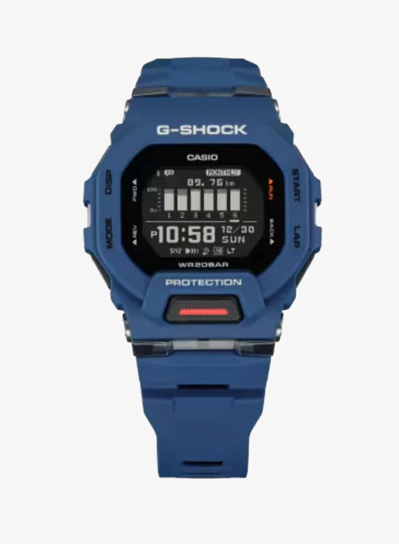 جي شوك Men's Digital Display Watch With Blue Resin Strap - GBD-200-2DR