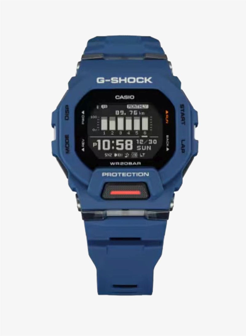 G-SHOCK Men's Digital Display Watch With Blue Resin Strap - GBD-200-2DR - Image 2