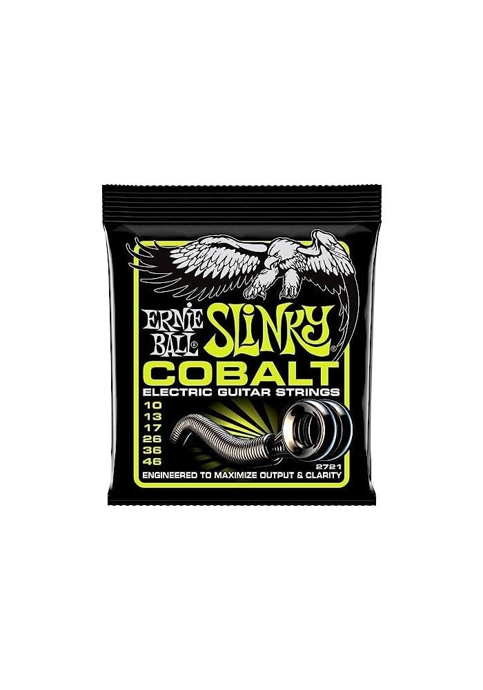Ernie Ball أوتار جيتار كهربائي إيرني بول ريجولار سلانكي كوباالت - قياس 10-46 - Image 3
