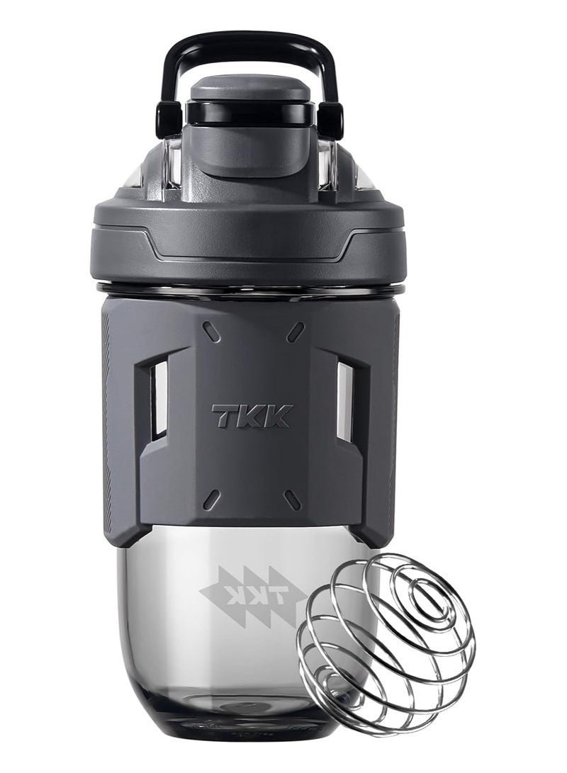 TKK Blender Shaker Bottle 24 Ounce With Blending Ball Plastic Protein Shaker Bottle for Pre & Post workout Protein Drink Shaker Cup USA Tritan BPA Free - Image 1
