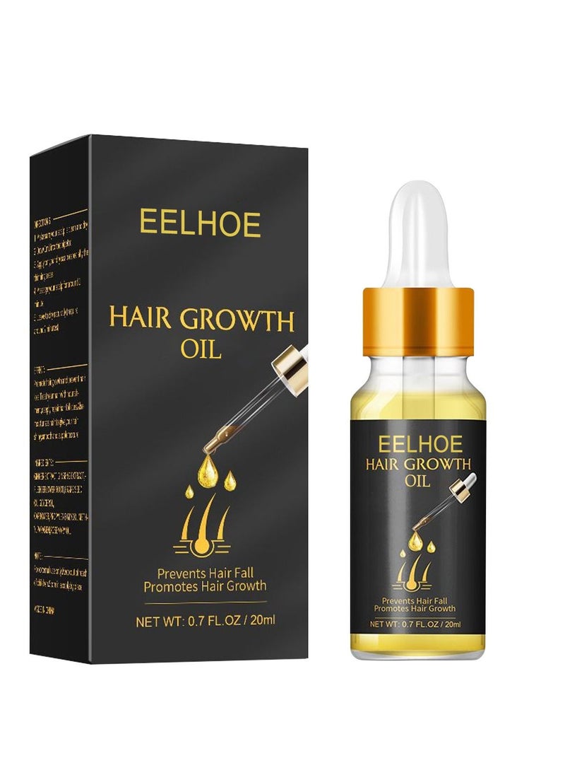 EELHOE - Natural Biotin Hair Growth Oil Serum to Stimulate Hair Regrowth for Thicker Stronger Hair for Men & Women - Image 1
