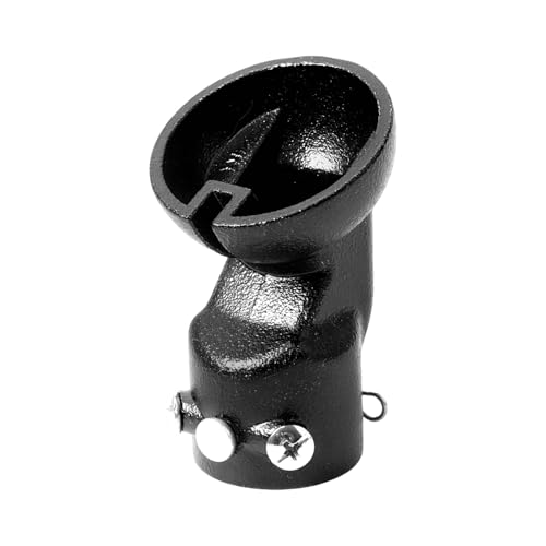 TEBTEOTEK Universal Sloped Ceiling Fan Adapter for Angled Ceiling Up to 45 Black - Image 1