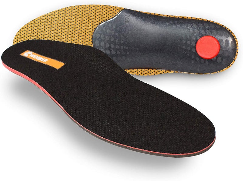 Pedag pedag Worker | Heavy Boot Insoles | Made in Germany |Supports Foot from Heel to Toe | Longitudinal Arch, Metatarsal Arch and The Heel | Women US 12 Men US 9/EU 42