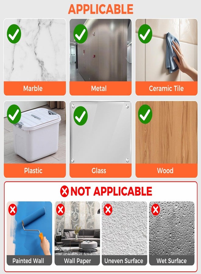 NULTAT Strong Double Sided Tape Heavy Duty Double Sided Tape for Walls, 1.18" x 120" Clear & Tough Nano Tape Double Sided Mounting Tape, Removable Wall Tape for Hanging Picture, Poster, Carpet (10FT) - Image 4