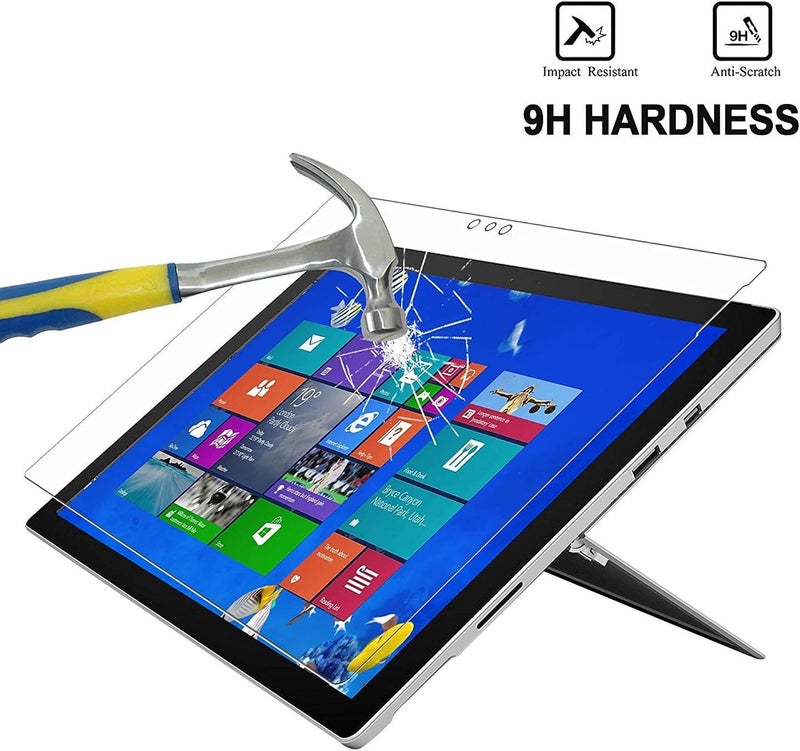 ميجو واقي شاشة لجهاز Surface 3 10.8 بوصة، زجاج مقوى - خالٍ من الفقاعات / فائق الوضوح / شاشة عالية الحساسية (استبدال مدى الحياة) - Image 3