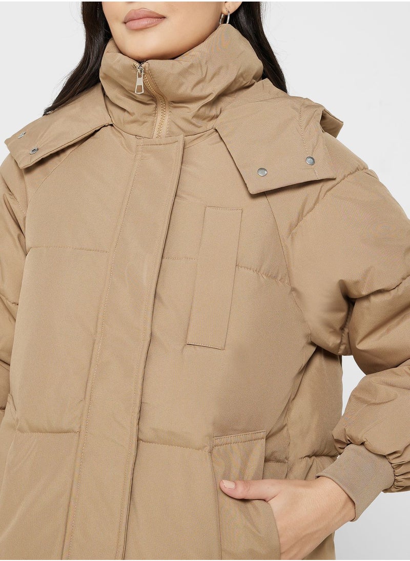 ELLA - Padded Jacket With Hood - Image 1