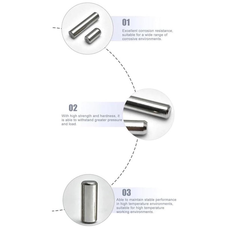 Dowel Pins，Shelf Support pins， 13mmx22mm (5-Pack), 304 Stainless Steel Metric Precision Dowels, for Machinery, Jigs, Fixtures, Repairs & DIY Projects(13mmx17mm) - Image 5