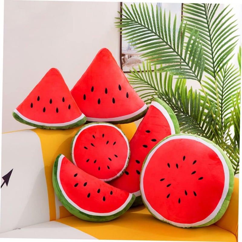 Ciieeo Creative Watermelon Shape Cushion Seat Pillow for Home Office Chair Back Support Versatile Decorative Throw Pillow for Living Room Bedroom and Dormitory - Image 4