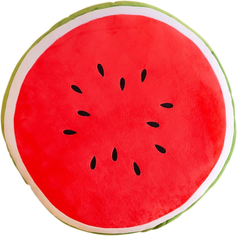 Ciieeo Creative Watermelon Shape Cushion Seat Pillow for Home Office Chair Back Support Versatile Decorative Throw Pillow for Living Room Bedroom and Dormitory - Image 1