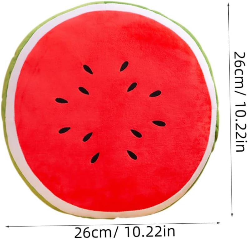 Ciieeo Creative Watermelon Shape Cushion Seat Pillow for Home Office Chair Back Support Versatile Decorative Throw Pillow for Living Room Bedroom and Dormitory - Image 2