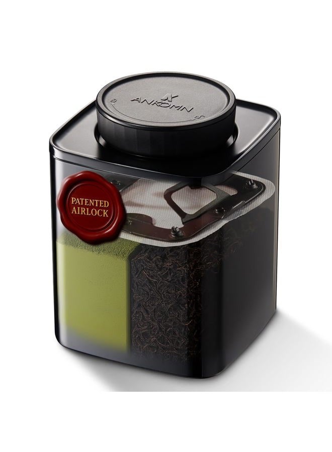 ANKOMN TeaVault Opaque Airtight Matcha Container – 20 Fl Oz - Loose Leaf Tea Storage Canister & Organizer for Freshness, Aroma & Flavor. Premium Storage for Matcha Powder, Tea Bags, Chai & Green Tea - Image 1