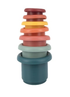 Nuby Nuby Stacking Soft Silicone Cups Interactive Toy, Promotes Coordination, Seven Piece  - Image 5